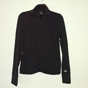 Calia Black Zip-Up Jacket Large